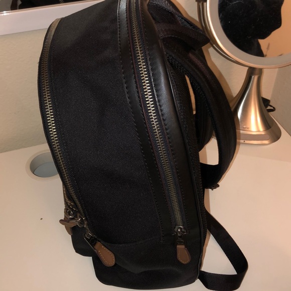 Black coach backpack main image 5